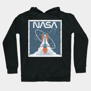 NASA retro shuttle Hoodie